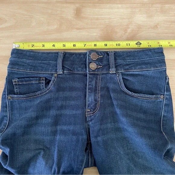 BKE Denim Stella Mid Rise Skinny Jeans Women’s Size 28R Dark Wash | READ DISC. - Picture 8 of 12